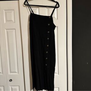 Black Button-Down Dress Target Universal Threads